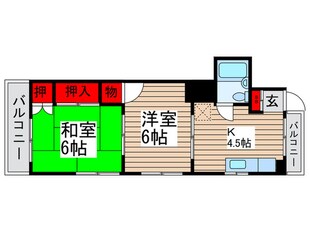 桃林ハイツの物件間取画像